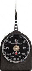 Jonard Tools - 0.11 Lb. Capacity, Mechanical Tension and Compression Force Gage - 10 gf Resolution, Aluminum Housing - Apex Tool & Supply