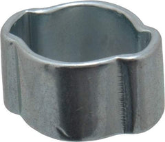 Oetiker - 5 to 7mm, Zinc-Plated 2-Ear Clamp - 1/4" Noml Size, 3.14mm Inner Width, 6mm Wide x 0.7mm Thick, Carbon Steel - Apex Tool & Supply