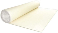 Made in USA - 3/8 Inch Thick x 60 Inch Wide x 60 Inch Long, Pressed Wool Felt Sheet - 6 Lbs/Square Yd., White, 500 psi - Apex Tool & Supply