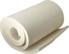Made in USA - 1/2 Inch Thick x 60 Inch Wide x 12 Inch Long, Pressed Wool Felt Sheet - 8 Lbs/Square Yd., White, 500 psi - Apex Tool & Supply