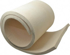 Made in USA - 3/4 Inch Thick x 60 Inch Wide x 12 Inch Long, Pressed Wool Felt Sheet - 12 Lbs/Square Yd., White, 500 psi - Apex Tool & Supply