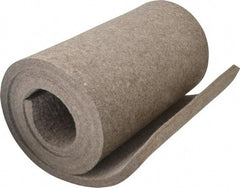Made in USA - 1/2 Inch Thick x 60 Inch Wide x 12 Inch Long, Pressed Wool Felt Sheet - 8 Lbs/Square Yd., Gray, 400 psi - Apex Tool & Supply