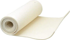 Made in USA - 1/8 Inch Thick x 66 Inch Wide x 12 Inch Long, Pressed Wool Felt Sheet - 1.5 Lbs/Square Yd., White, 400 psi - Apex Tool & Supply