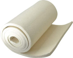Made in USA - 3/8 Inch Thick x 66 Inch Wide x 12 Inch Long, Pressed Wool Felt Sheet - 4.6 Lbs/Square Yd., White, 400 psi - Apex Tool & Supply