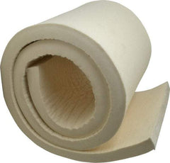 Made in USA - 3/4 Inch Thick x 66 Inch Wide x 12 Inch Long, Pressed Wool Felt Sheet - 9.2 Lbs/Square Yd., White, 400 psi - Apex Tool & Supply
