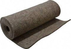 Made in USA - 3/16 Inch Thick x 72 Inch Wide x 12 Inch Long, Pressed Wool Felt Sheet - 2.3 Lbs/Square Yd., Gray, 250 psi - Apex Tool & Supply