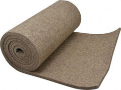 Made in USA - 3/8 Inch Thick x 72 Inch Wide x 12 Inch Long, Pressed Wool Felt Sheet - 4.6 Lbs/Square Yd., Gray, 250 psi - Apex Tool & Supply