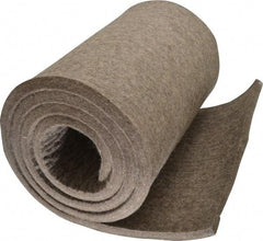 Made in USA - 1/2 Inch Thick x 72 Inch Wide x 12 Inch Long, Pressed Wool Felt Sheet - 6.1 Lbs/Square Yd., Gray, 250 psi - Apex Tool & Supply