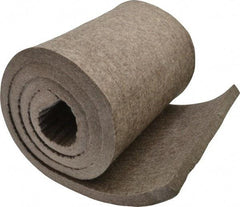 Made in USA - 3/4 Inch Thick x 72 Inch Wide x 12 Inch Long, Pressed Wool Felt Sheet - 9.2 Lbs/Square Yd., Gray, 250 psi - Apex Tool & Supply
