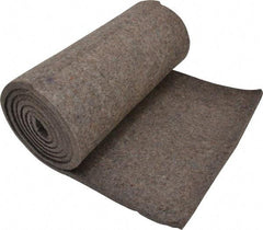 Made in USA - 3/8 Inch Thick x 72 Inch Wide x 12 Inch Long, Pressed Wool Felt Sheet - 3.2 Lbs/Square Yd., Gray, 75 psi - Apex Tool & Supply
