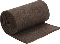 Made in USA - 1/2 Inch Thick x 72 Inch Wide x 12 Inch Long, Pressed Wool Felt Sheet - 4.2 Lbs/Square Yd., Gray, 75 psi - Apex Tool & Supply