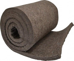 Made in USA - 3/4 Inch Thick x 72 Inch Wide x 12 Inch Long, Pressed Wool Felt Sheet - 6.4 Lbs/Square Yd., Gray, 75 psi - Apex Tool & Supply