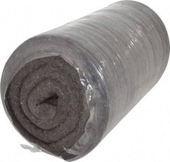 Made in USA - 1 Inch Thick x 72 Inch Wide x 12 Inch Long, Pressed Wool Felt Sheet - 8.5 Lbs/Square Yd., Gray, 75 psi - Apex Tool & Supply