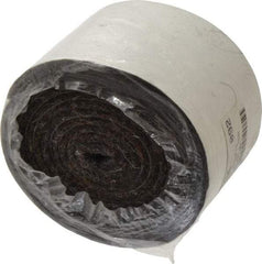 Made in USA - 1/8 Inch Thick x 2 Inch Wide x 5 Ft. Long, Felt Stripping - Gray, Adhesive Backing - Apex Tool & Supply