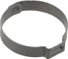 Oetiker - 28.5 to 31.6mm, 1-Ear Clamp - 1-1/4" Noml Size, 10mm Inner Width, 7mm Wide x 0.6mm Thick, Stainless Steel - Apex Tool & Supply