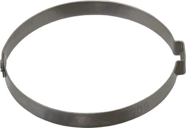 Oetiker - 57.4 to 60.5mm, 1-Ear Clamp - 2-3/8" Noml Size, 10mm Inner Width, 7mm Wide x 0.6mm Thick, Stainless Steel - Apex Tool & Supply