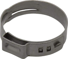 Oetiker - Stepless Ear Clamp - 1" Noml Size, 10mm Inner Width, 7mm Wide x 0.6mm Thick, Stainless Steel - Apex Tool & Supply