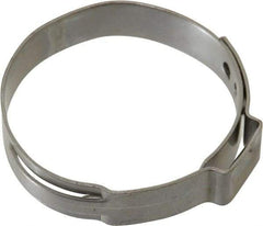 Oetiker - Stepless Ear Clamp - 1-5/16" Noml Size, 10mm Inner Width, 7mm Wide x 0.6mm Thick, Stainless Steel - Apex Tool & Supply