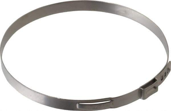 Oetiker - Stepless Ear Clamp - 3-5/16" Noml Size, 10mm Inner Width, 7mm Wide x 0.6mm Thick, Stainless Steel - Apex Tool & Supply