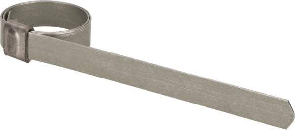 IDEAL TRIDON - 13/16" ID Galvanized Steel Preformed J-Type Clamp - 3/8" Wide, 0.025" Thick - Apex Tool & Supply