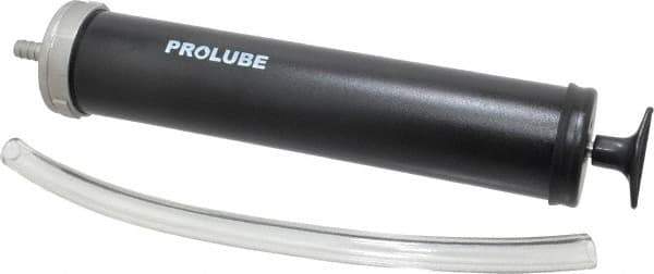 PRO-LUBE - Oil Lubrication Aluminum Suction Gun - For 16 oz Container, Use with Non-Corrosive Liquids - Apex Tool & Supply