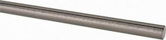 Made in USA - 3/8" Diam, 2' Long, 1045 Steel Keyed Round Linear Shafting - 3/32" Key - Apex Tool & Supply