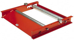 Made in USA - 28 Inches Max Width Reel Winder Roller Stand - 1,500 Lbs. Load Limit, 1 Reel Limit, 28 Inches Long x 31-1/2 Inches Wide x 4 Inches High, Structural Channel Frame with 6 Roller Positions - Apex Tool & Supply