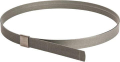 IDEAL TRIDON - 7" ID, Galvanized Steel Preformed Center Punch Type Clamp - 5/8" Wide x 0.03" Thick - Apex Tool & Supply