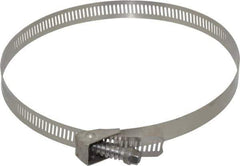 IDEAL TRIDON - SAE Size 88, 2-1/16 to 6" Diam, Stainless Steel Quick Release Worm Drive Clamp - 1/2" Wide, Material Grade 301, Series 550 - Apex Tool & Supply