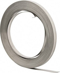 IDEAL TRIDON - Grade 201, Stainless Steel Banding Strap Roll - 5/8" Wide x 0.03" Thick - Apex Tool & Supply