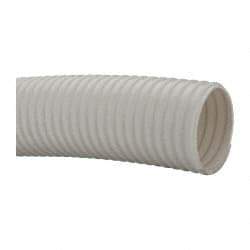 Continental ContiTech - 3" ID, 29 Hg Vac Rating, 30 psi, PVC Vacuum & Duct Hose - 100' Long, White, 8" Bend Radius, 15 to 150°F - Apex Tool & Supply