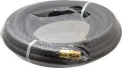 Continental ContiTech - 1/2" ID x 0.811" OD 25' Long Multipurpose Air Hose - MNPT x MNPT Ends, 200 Working psi, -40 to 190°F, 1/2" Fitting, Black - Apex Tool & Supply
