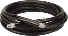 Continental ContiTech - 30' Long, 3/8" Fitting, Swivel Fitting, 0 to 250°F, Synthetic Rubber High Temp & High Pressure Hose - 3/8" Inside x 0.693" Outside Diam, Black, 3,000 psi - Apex Tool & Supply