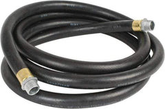 Continental ContiTech - 3/4" ID x 1-1/8" OD x 12' OAL, NPT Male x Male Petroleum Transfer Hose - 100 Max Working psi, 3/4" Fitting, Black - Apex Tool & Supply
