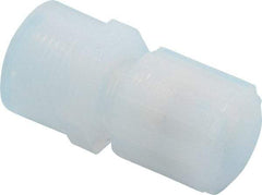 NewAge Industries - 1/2" Tube OD, PFA PTFE Plastic Compression Tube Female Connector - 1/2 NPT Pipe, 500°F Max, 1/2 Thread - Apex Tool & Supply