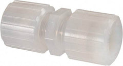 NewAge Industries - 3/4" Tube OD, PFA PTFE Plastic Compression Tube Union - 500°F Max - Apex Tool & Supply