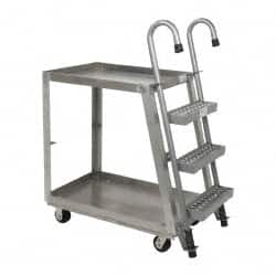 Vestil - 660 Lb Capacity, 21-5/8" Wide x 39" Long x 50" High Order Picking Cart - Apex Tool & Supply