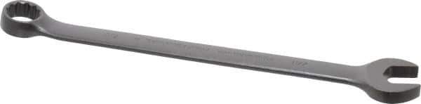 Proto - 7/8" 12 Point Offset Combination Wrench - 15° Offset Angle, 12-1/2" OAL, Steel, Black Finish - Apex Tool & Supply