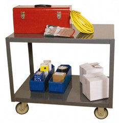 Durham - Mobile Table - Steel, Gray, 36" Long x 18" Deep x 30" High - Apex Tool & Supply