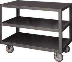 Durham - Mobile Table - Steel, Gray, 60" Long x 30" Deep x 30" High - Apex Tool & Supply