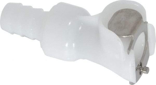 CPC Colder Products - 1/4" Nominal Flow, 3/8" ID, Female, Inline Hose Barb-Female Socket - 120 Max psi, -40 to 180°F, Acetal Coupling, Buna-N O-Ring - Apex Tool & Supply