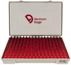Vermont Gage - 240 Piece, 0.011-0.25 Inch Diameter Plug and Pin Gage Set - Plus 0.0002 Inch Tolerance, Class ZZ - Apex Tool & Supply