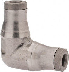Legris - 5/32" Outside Diam, Stainless Steel Push-to-Connect Tube Union Elbow - 435 Max psi, Tube to Tube Connection, FKM O-Ring - Apex Tool & Supply