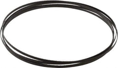 Starrett - 10 TPI, 12' 6" Long x 1/4" Wide x 0.025" Thick, Welded Band Saw Blade - Carbon Steel, Toothed Edge, Raker Tooth Set, Flexible Back, Contour Cutting - Apex Tool & Supply