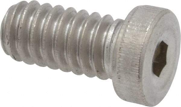 Value Collection - 1/4-20 UNC Hex Socket Drive, Low Socket Cap Screw - Grade 18-8 Stainless Steel, 1/2" Length Under Head - Apex Tool & Supply