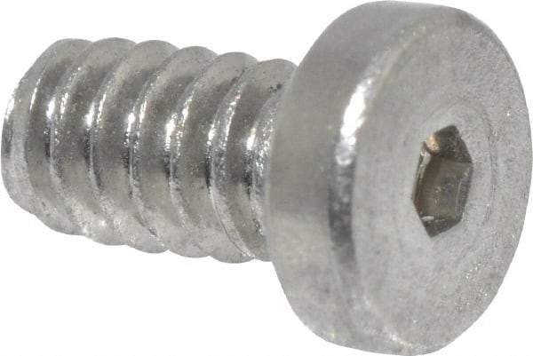 Value Collection - #6-32 UNC Hex Socket Drive, Low Socket Cap Screw - Grade 18-8 Stainless Steel, 1/4" Length Under Head - Apex Tool & Supply