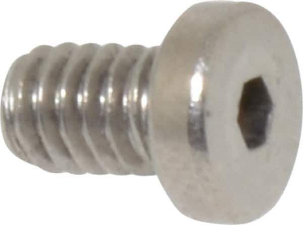 Value Collection - #8-32 UNC Hex Socket Drive, Low Socket Cap Screw - Grade 18-8 Stainless Steel, 1/4" Length Under Head - Apex Tool & Supply