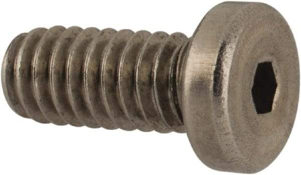 Value Collection - #8-32 UNC Hex Socket Drive, Low Socket Cap Screw - Grade 18-8 Stainless Steel, 3/8" Length Under Head - Apex Tool & Supply