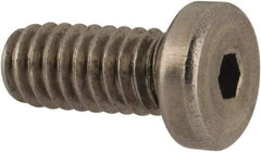 Value Collection - #8-32 UNC Hex Socket Drive, Low Socket Cap Screw - Grade 18-8 Stainless Steel, 3/8" Length Under Head - Apex Tool & Supply