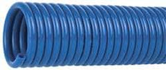 Coilhose Pneumatics - 1/8" ID, 50' Long, Blue Nylon Coiled & Self Storing Hose - 315 Max psi, No Fittings - Apex Tool & Supply